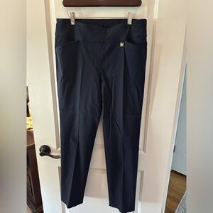 Navy Blue Anne Klein Stretch Dress Pants Size 8